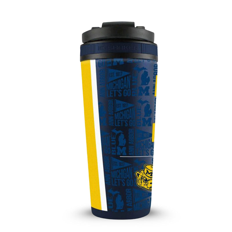 Load image into Gallery viewer, The College Vault - Michigan Wolverines 4D Ice Shaker