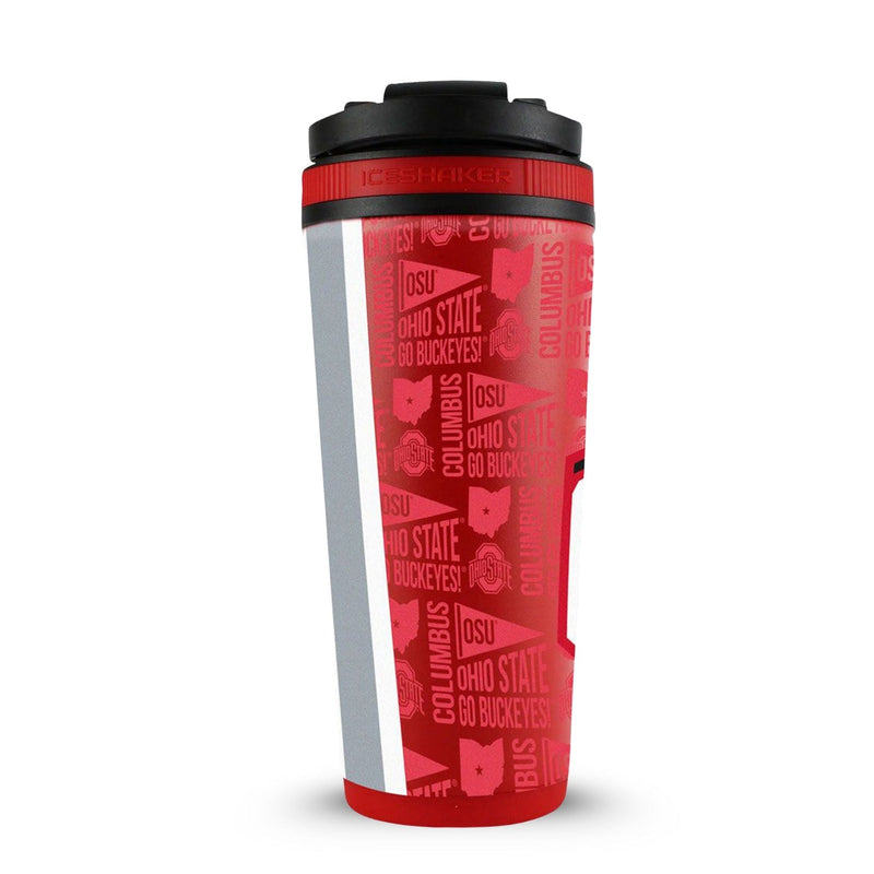 Load image into Gallery viewer, Officially Licensed Ohio State Buckeyes 4D Ice Shaker
