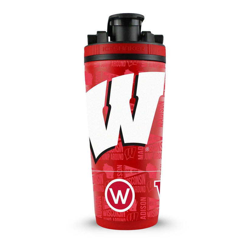 Load image into Gallery viewer, The College Vault - Wisconsin Badgers 4D Ice Shaker