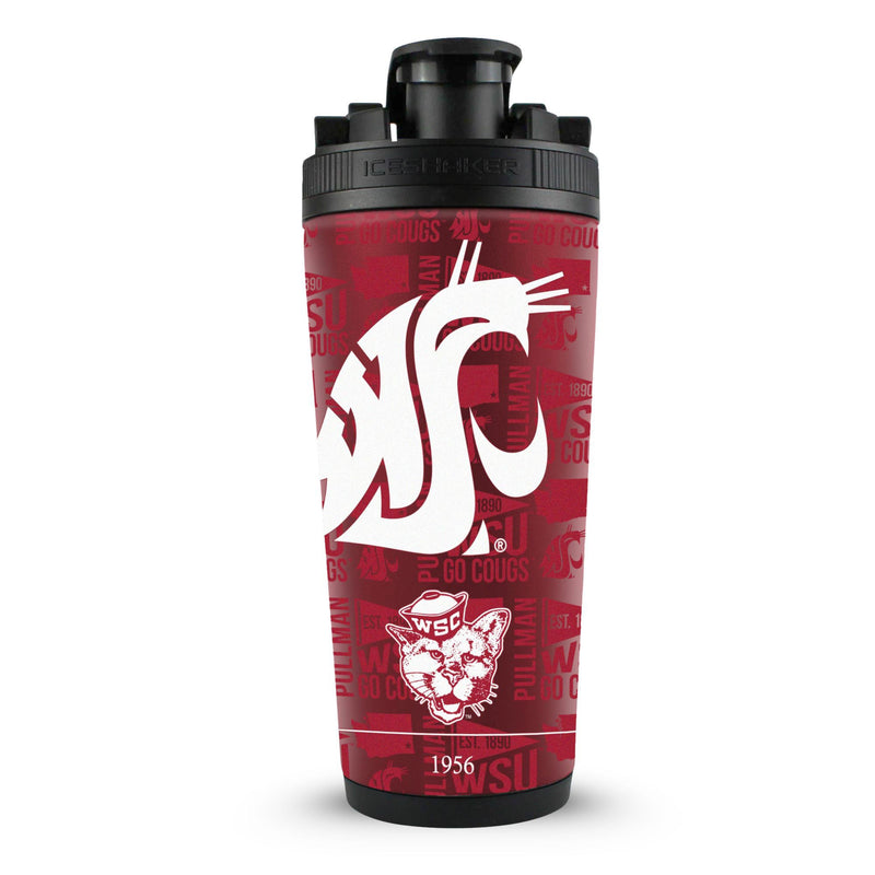 Load image into Gallery viewer, Officially Licensed Washington State University 26oz Ice Shaker