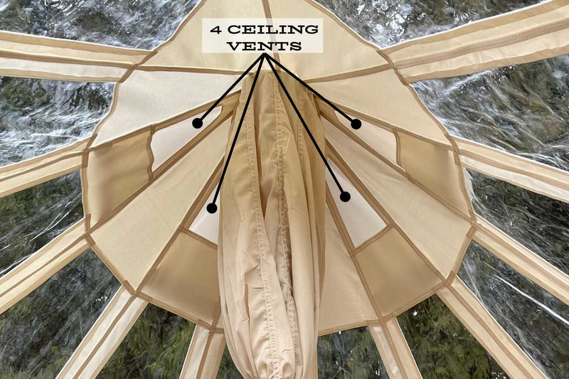 Load image into Gallery viewer, 13' (4M) Stella™ Stargazing Canvas Tent