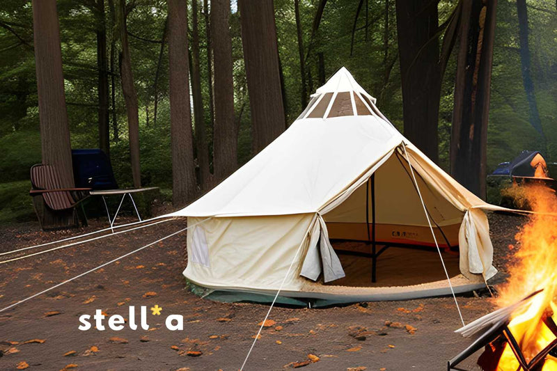 Load image into Gallery viewer, 13' (4M) Stella™ Stargazing Canvas Tent
