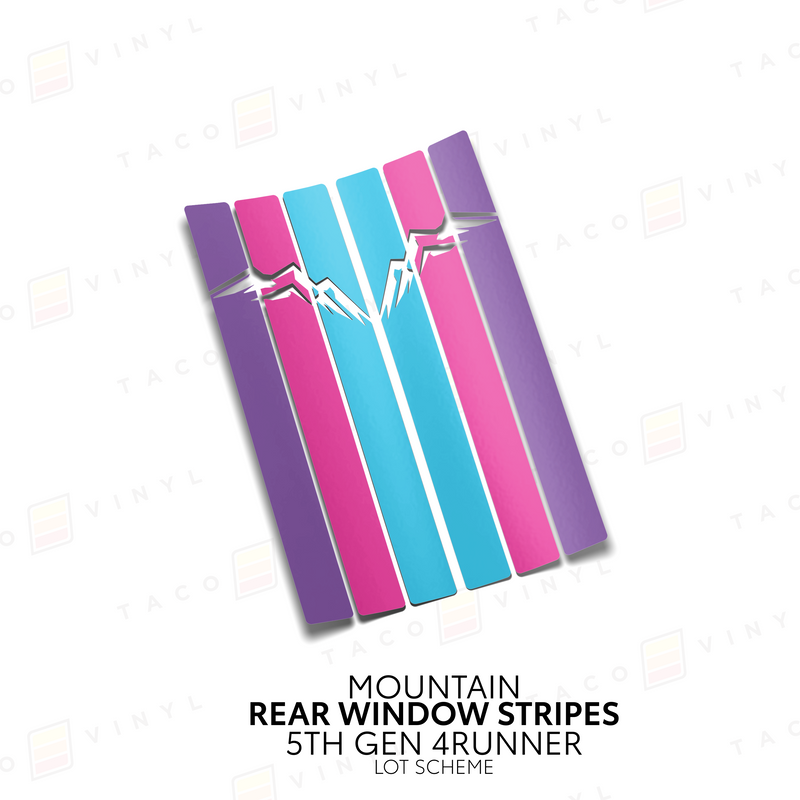 Load image into Gallery viewer, 4Runner Rear Window Stripes