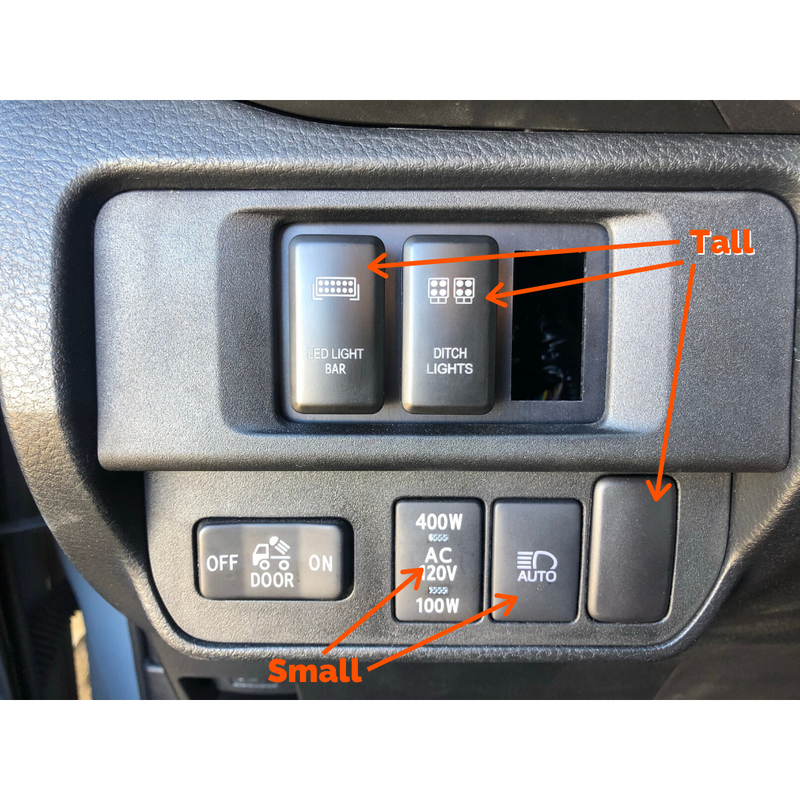 Load image into Gallery viewer, Small Style Toyota OEM Style "BUMPER LIGHT BAR" Switch