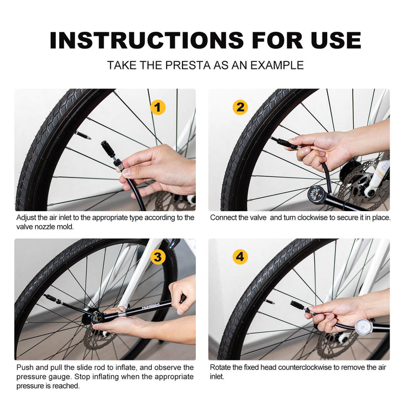 Load image into Gallery viewer, Bike Frame Hand Pump - 160 PSI