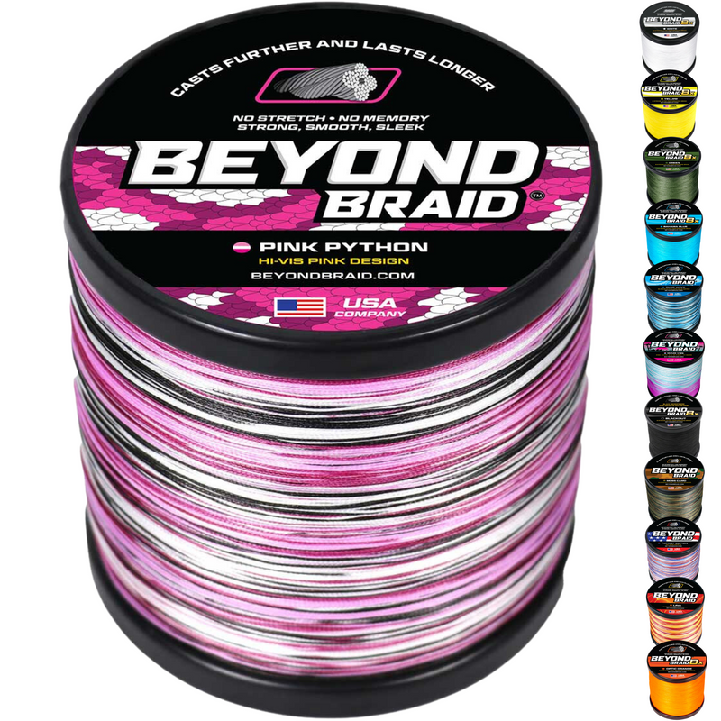 Load image into Gallery viewer, Pink Python Hi-Vis Braid