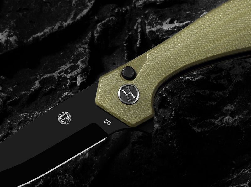 Load image into Gallery viewer, The Vector Folding Pocket Knife Giftset for Men and Women (Green and Black)
