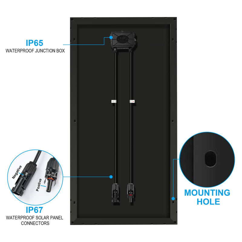 Load image into Gallery viewer, ACOPOWER 200 Watts Mono Solar Panel