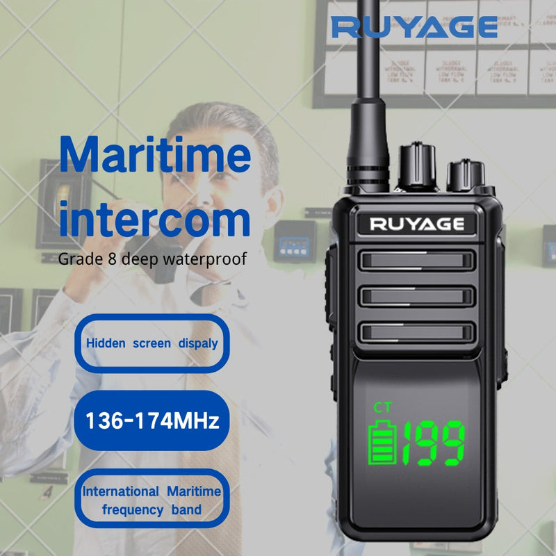 Load image into Gallery viewer, Ruyage T30 IP68 Waterproof Rugged Long Range Two Way Radio Walkie Talkie