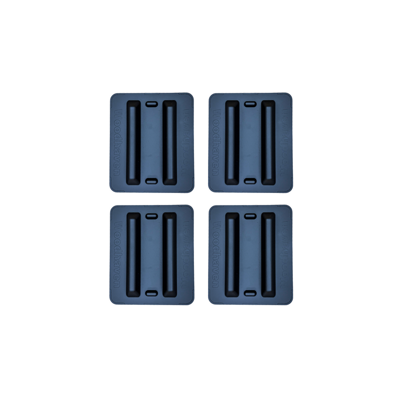 Load image into Gallery viewer, Firewood Rack Support Bases Black or Brown Woodhaven