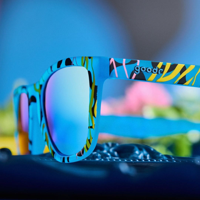 Load image into Gallery viewer, "Boozy Blue Mystery” - Limited OG Polarized Sunglasses