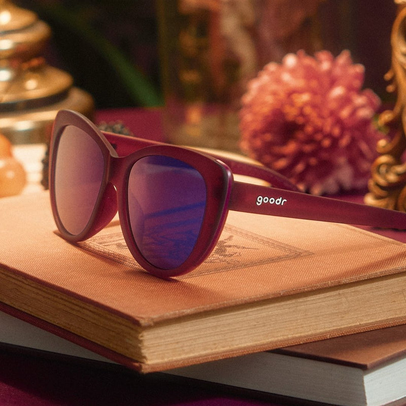 Load image into Gallery viewer, "Midnight Merlot Glow" Glam G Polarized Sunglasses