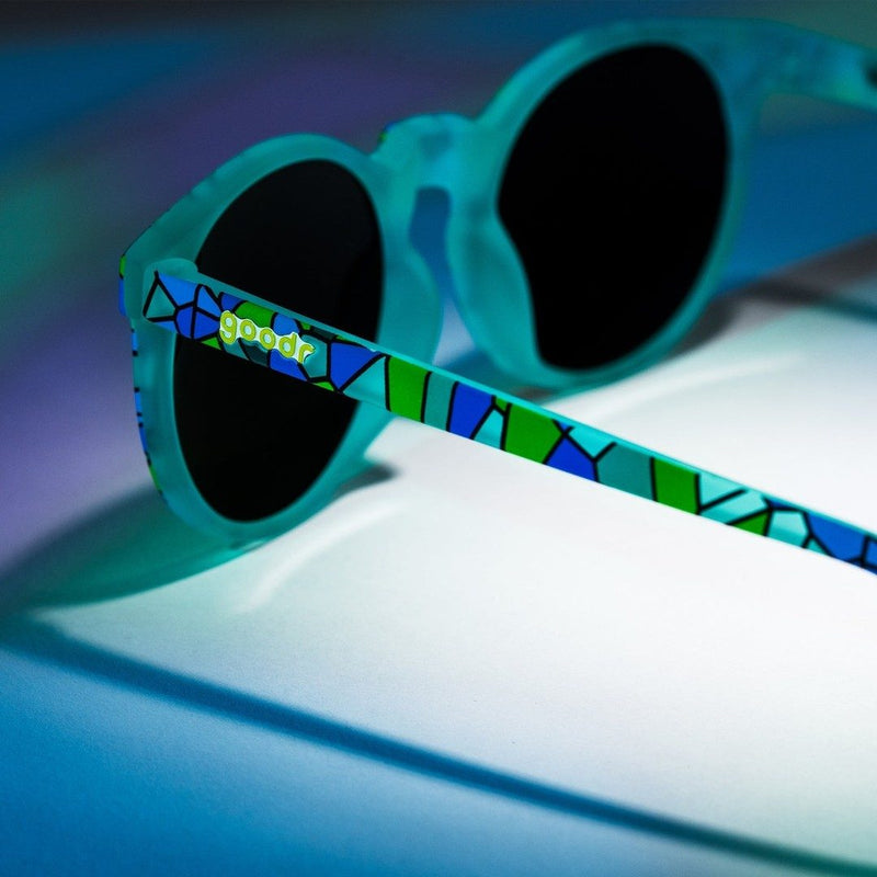 Load image into Gallery viewer, "Moody Mosaic Musings” Limited Circle G Polarized Sunglasses