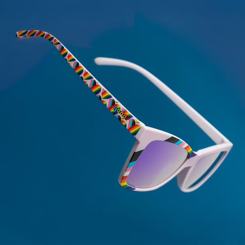 Load image into Gallery viewer, "Our Gay Agenda" Pride 2025 Polarized Pop G Sunglasses