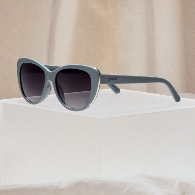 Load image into Gallery viewer, "Not Gray, Diet Black" Glam G Polarized Sunglasses