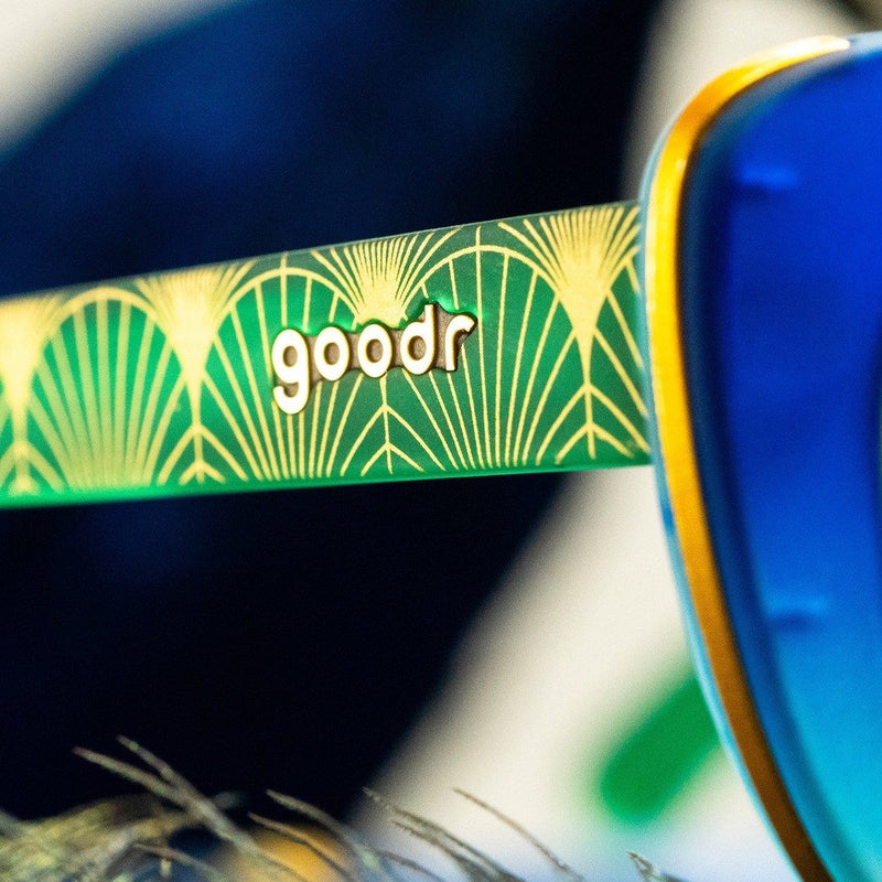 Load image into Gallery viewer, "Rhonda's Peacock Palace" Glam G Polarized Sunglasses