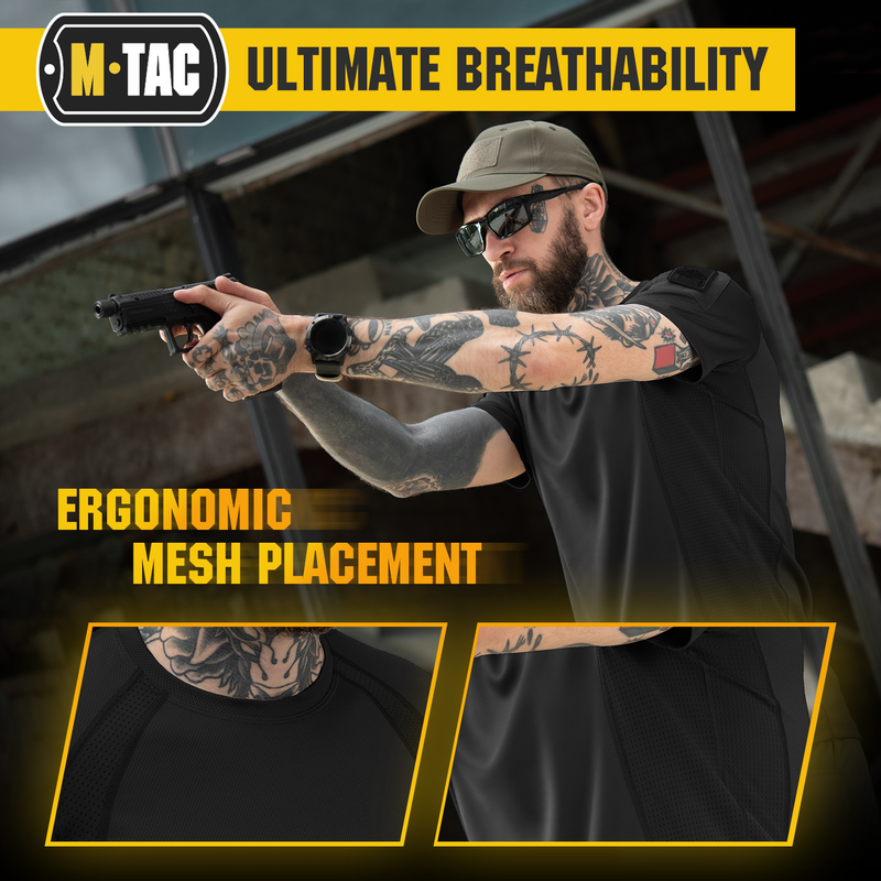 Load image into Gallery viewer, M-Tac T-Shirt Athletic Tactical Gen II with Loop Panels (Set of 3)