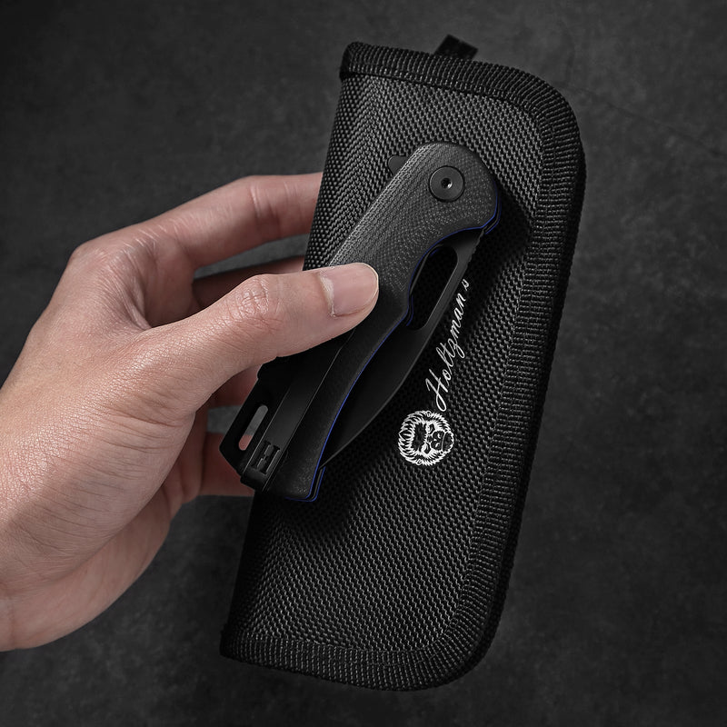 Load image into Gallery viewer, The Venture Point Folding Pocket Knife Giftset for Men and Women (Black and Blue)