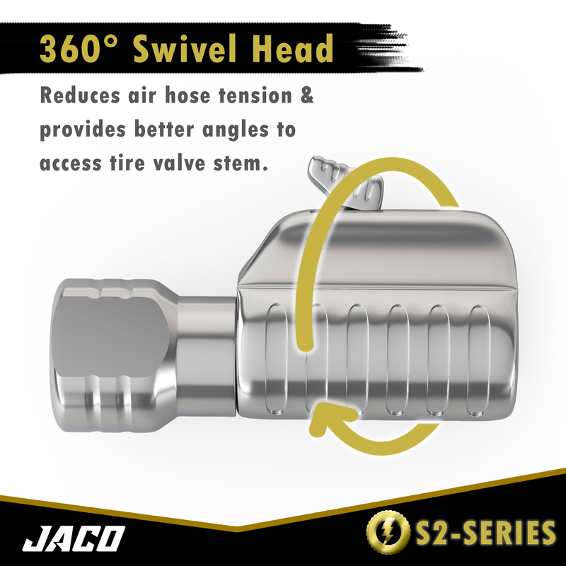Load image into Gallery viewer, Lightning™ S2 Quick-Connect Tire Air Chuck - 1/4" F-NPT