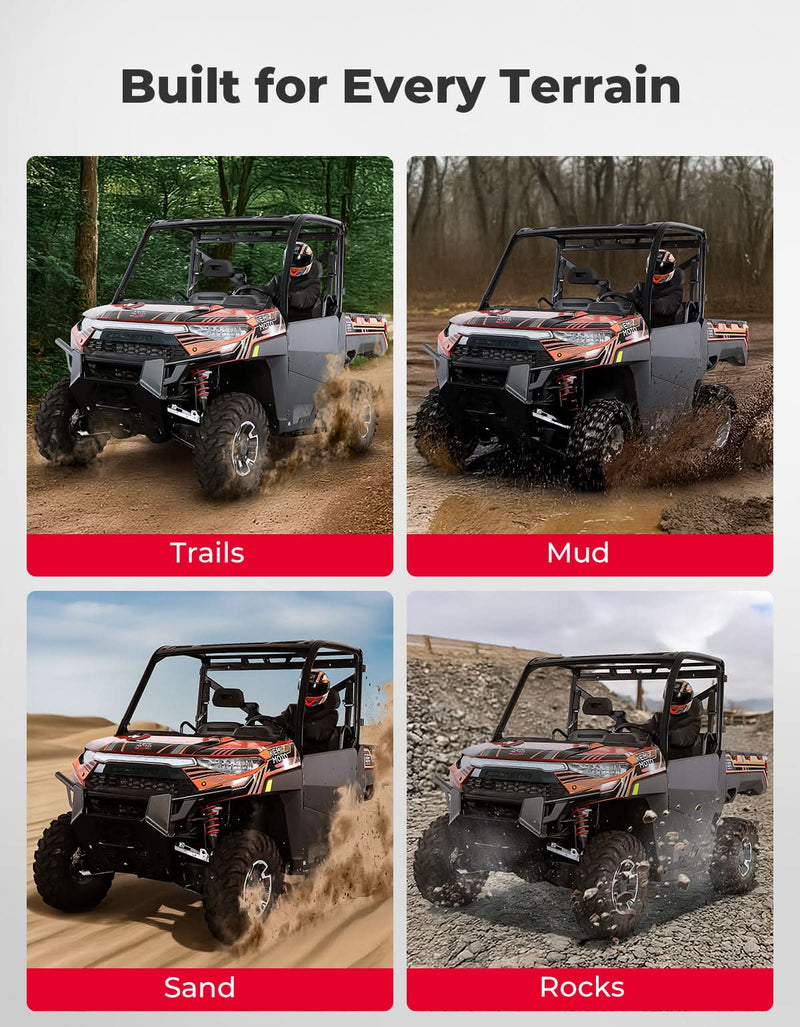 Load image into Gallery viewer, UTV Aluminum Half Door for Ranger XP 1000 2018-2025