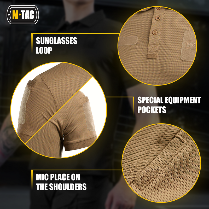 Load image into Gallery viewer, M-Tac Polo Elite Tactical Coolmax