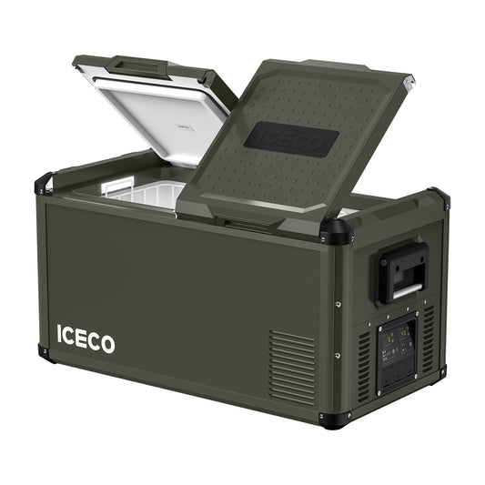 Load image into Gallery viewer, VL75ProD Olive 12V Heavy Duty Fridge Freezer | ICECO | 75 LT