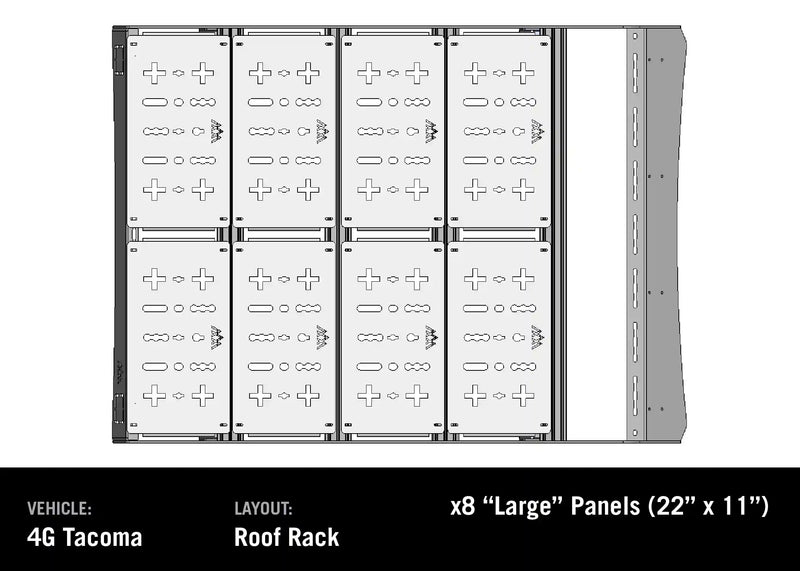 Load image into Gallery viewer, DRIFTR Toyota Tacoma Roof Rack (2024-2026)