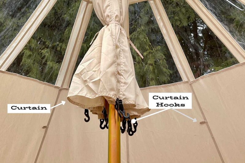 Load image into Gallery viewer, 13' (4M) Stella™ Stargazing Canvas Tent