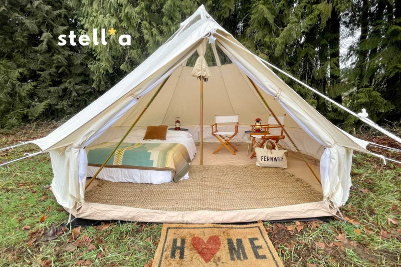 Load image into Gallery viewer, 13' (4M) Stella™ Stargazing Canvas Tent