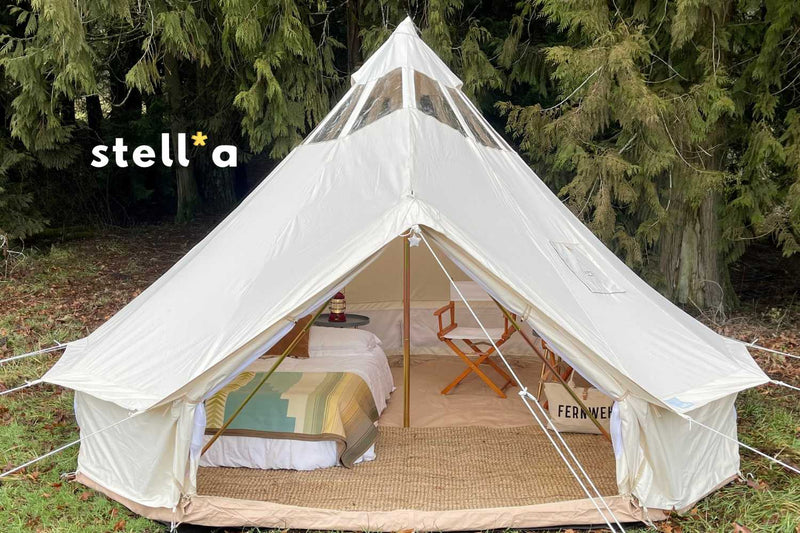 Load image into Gallery viewer, 13' (4M) Stella™ Stargazing Canvas Tent