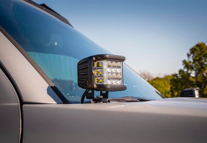 Load image into Gallery viewer, Low Profile LED Ditch Light Brackets Kit For 2010-2024 Toyota 4Runner