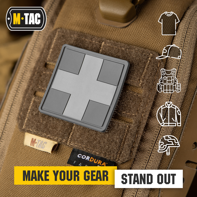 Load image into Gallery viewer, M-Tac patch Medic Cross Square PVC