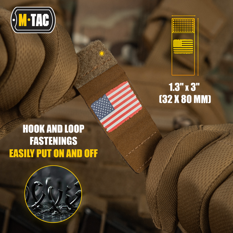 Load image into Gallery viewer, M-Tac Molle Morale Patch USA Flag - Tactical Military Badge