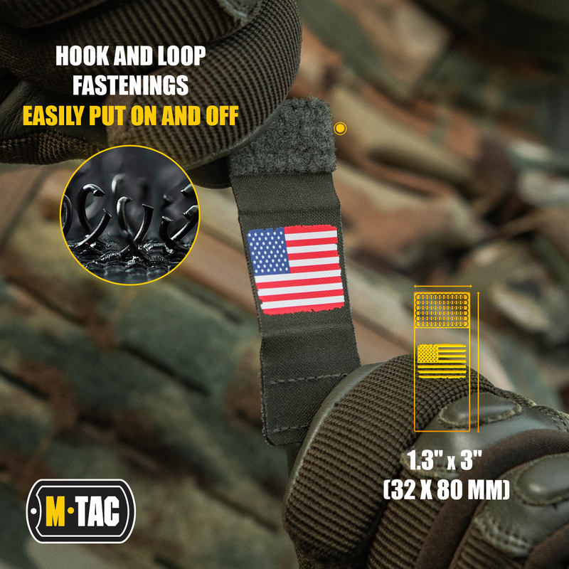 Load image into Gallery viewer, M-Tac Molle Morale Patch USA Flag - Tactical Military Badge