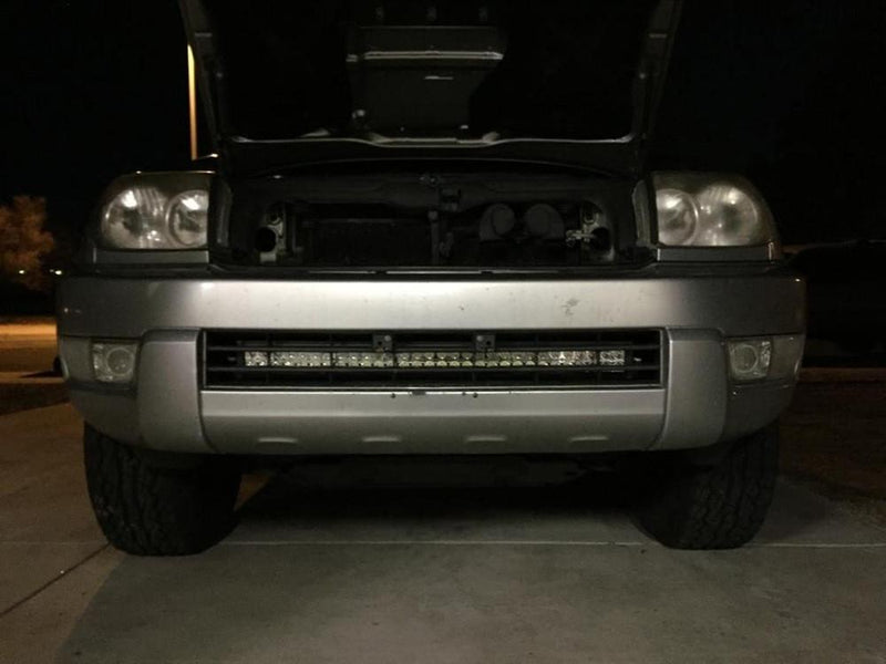 Load image into Gallery viewer, 32" Lower Bumper Hidden LED Light Bar Brackets Kit For 2003-2009 Toyota 4Runner