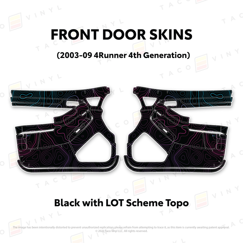 Load image into Gallery viewer, 2003-2009 4Runner Door Skins
