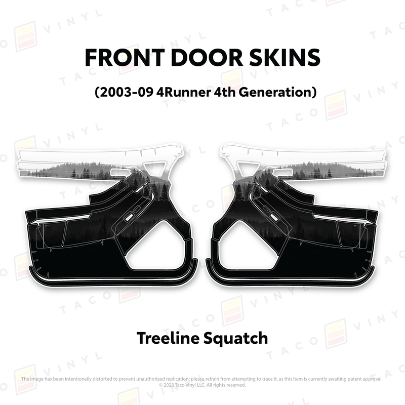 Load image into Gallery viewer, 2003-2009 4Runner Door Skins