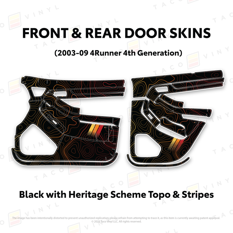 Load image into Gallery viewer, 2003-2009 4Runner Door Skins