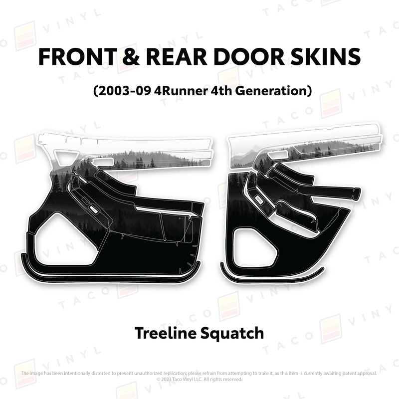 Load image into Gallery viewer, 2003-2009 4Runner Door Skins
