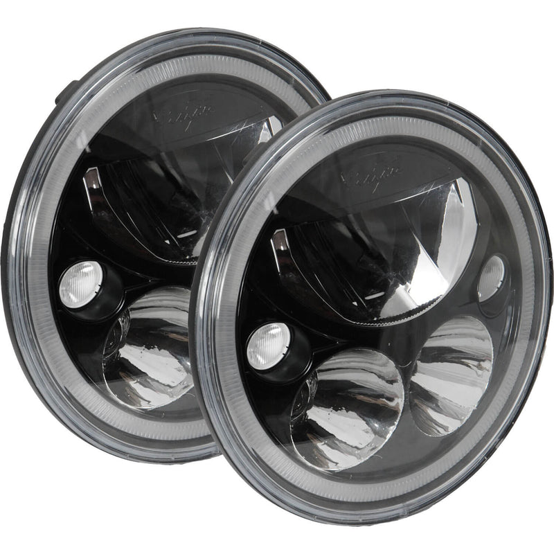 Load image into Gallery viewer, 5.75" VX Series LED Headlight Kit - Black Chrome | White Halo