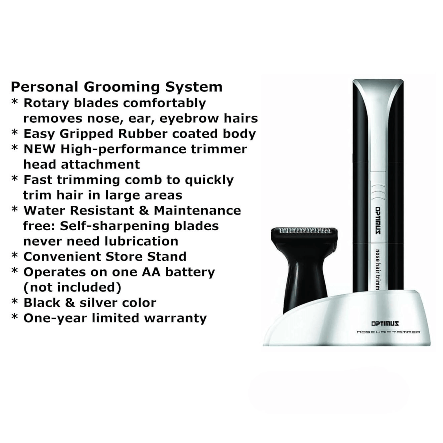 Optimus Battery Operated Personal Grooming System