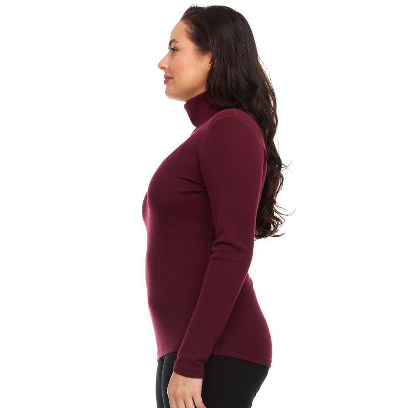 Load image into Gallery viewer, Women's Midweight Merino Wool Turtleneck | 100% Merino Wool