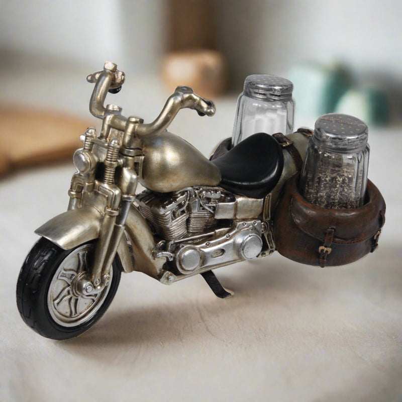 Load image into Gallery viewer, Salt and Pepper Shakers-Motorcycle