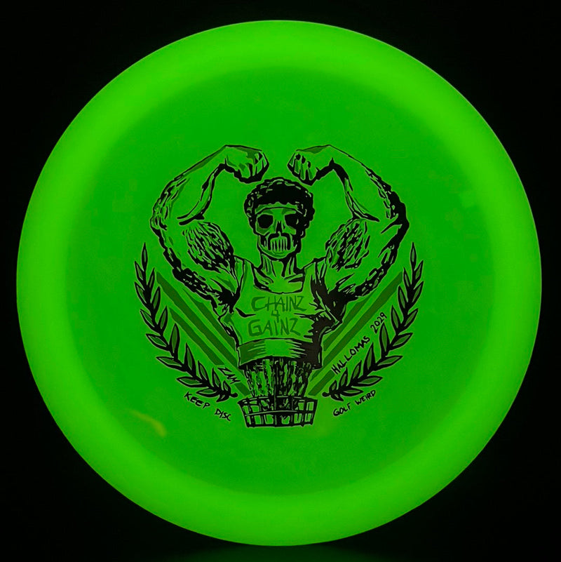 Load image into Gallery viewer, Nocturnal Phoenix - "Chains 4 Gains" by ZAM Keep Disc Golf Weird