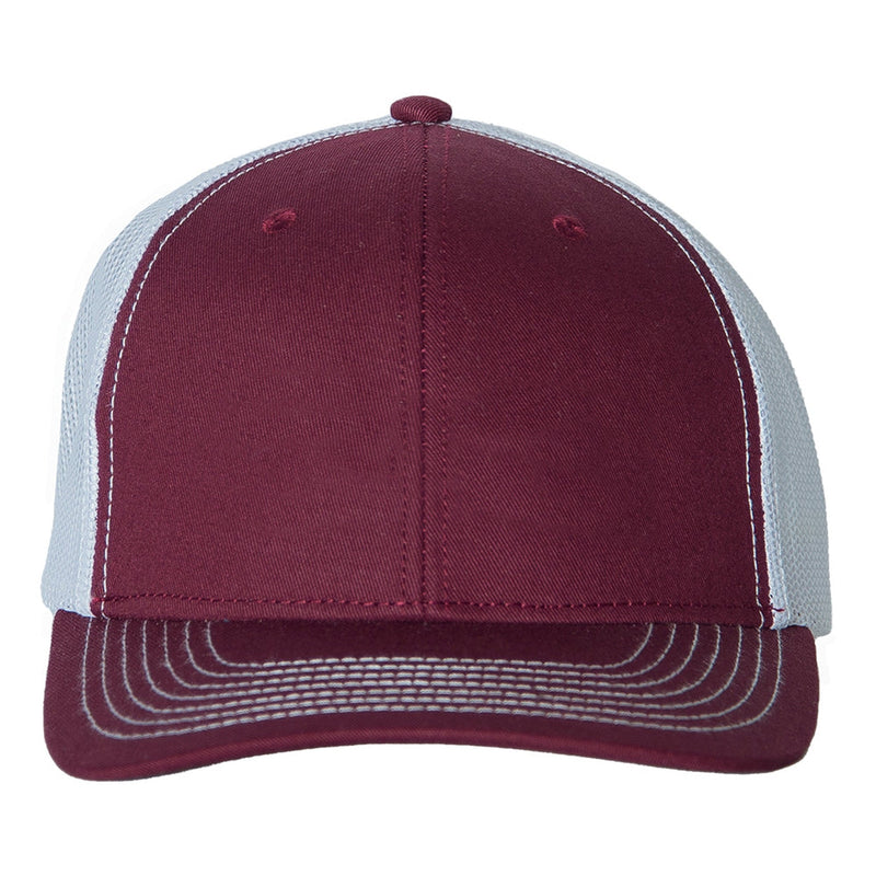 Load image into Gallery viewer, Maroon Cap | White MeshBack