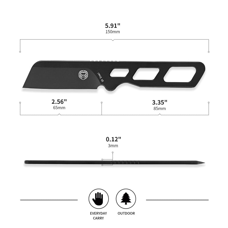Load image into Gallery viewer, "THE RAZOR BACK" SURVIVAL NECK KNIFE