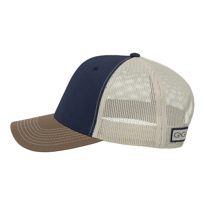 Load image into Gallery viewer, Deep Water Cap | TriColor | Stone MeshBack | Branded