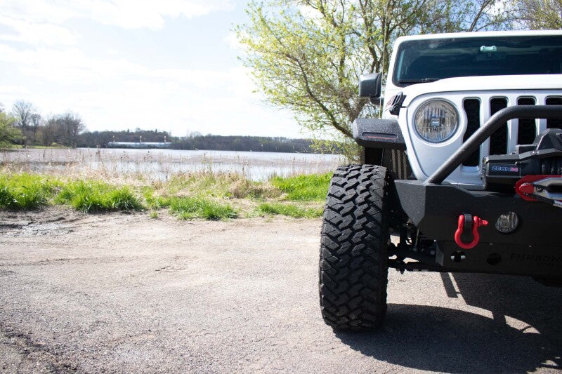 Fishbone Offroad 2018+ Jeep Wrangler JL/JLU/2020+ Gladiator JT Alum Front Fender Flares - Black