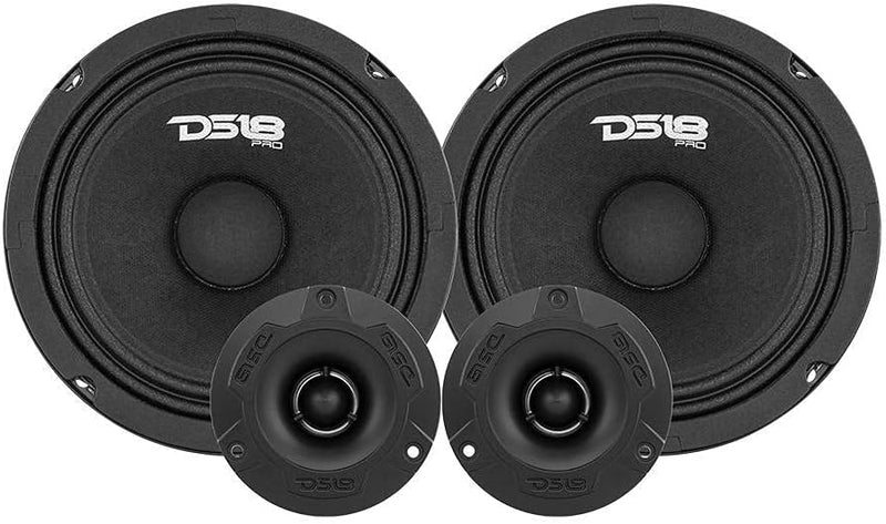 Load image into Gallery viewer, 8" Mid-Range Loudspeaker & 3.8" Super Bullet Tweeter Package – High-Power Audio Pair
