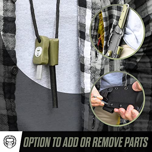 Load image into Gallery viewer, The Bushwhacker D2 Steel Bushcraft Survival Knife Gift Set (Selection)